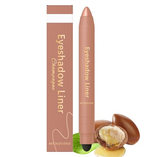 Eyeliner Pen, 5.16 Inch 2 in 1 Long Lasting Makeup Tool for Women Beauty, Waterproof Eyeliner with Smooth Application, Eye Pencil for Costume Stage Wedding Party Cosplay Concert Daily Use von Nuytghr