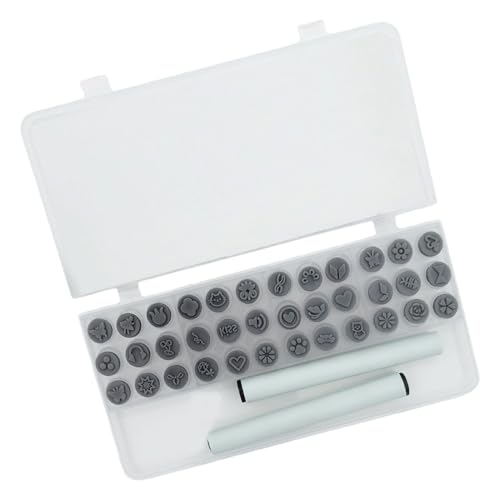 Finger Stamper Nagel Stamping Stift Set Silikon Maniküre Werkzeug Kreative Design Applikator 10cm/1cm Ideal für Frauen Mädchen Teens Kinder Jugendliche Schönheit von Nuytghr