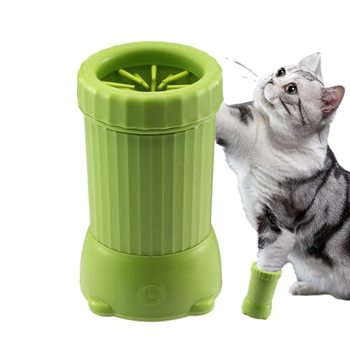 HundeReiniger Becher - USB Haustier Waschgerät - Automatischer Waschbecher Für Haustier- Für Innenbereich Käfig Mittelgroße Große Hunde Katzen von Nuytghr