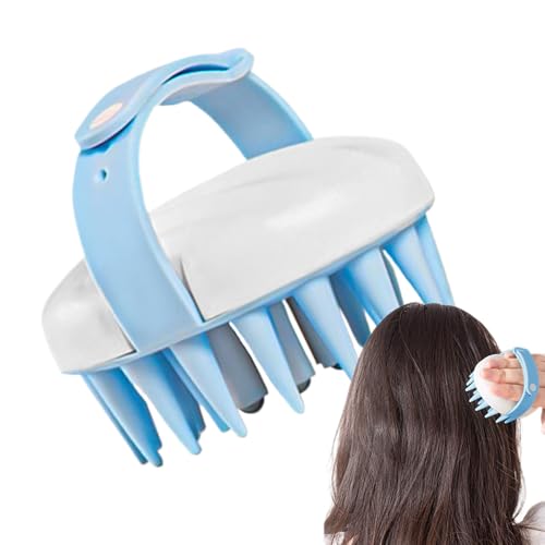Kopfhautmassagegerät, Shampoo-Bürste, Haarschrubber, Kopfschrubber, Massagewerkzeug für Männer und Frauen, 8,5 x 7,5 x 6,9 cm, tragbarer Waschkamm für entspannende Pflege und Stressabbau Kopfhautmassagegerät, Shampoo-Bürste, Haarschrubber, Kopfschrubber, Massagewerkzeug für Männer und Frauen, 8,5 x 7,5 x 6,9 cm, tragbarer Waschkamm für entspannende Pflege und Stressabbau von Nuytghr