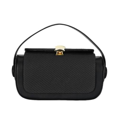 Nuytghr Small Shoulder Purse, Trendy Clutch, 8.27x5.12x2.76 Inches Fabric Flap with Zipper Closure, Top Handle Design, Elegant Accessory for Business Outdoor Gathering, Stylish and Compact von Nuytghr