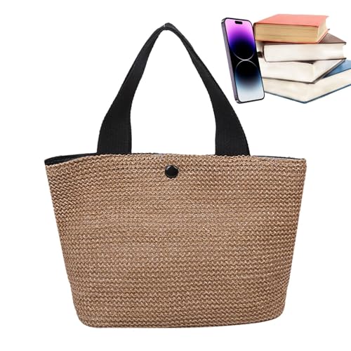 Nuytghr Stroh-Tragetasche – Strandtasche, gewebt, geräumige Boho-Geldbörse, Clutch, Geldbörse, Schlinge für Shopping, Picknick, Party, Reisen, Fitnessstudio, Kreuzfahrt, Musik, Festival, Schule Nuytghr Stroh-Tragetasche – Strandtasche, gewebt, geräumige Boho-Geldbörse, Clutch, Geldbörse, Schlinge für Shopping, Picknick, Party, Reisen, Fitnessstudio, Kreuzfahrt, Musik, Festival, Schule von Nuytghr