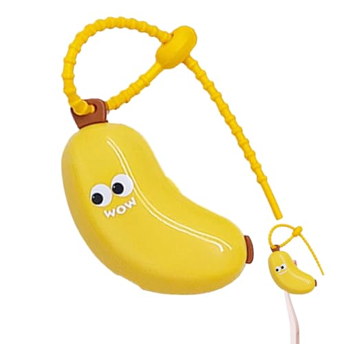 Nuytghr Zahnbürsten-Schutzhülle - Tragbare Zahnbürstenhülle Für Kinder In Bananenform | Staubdichte Aufbewahrung Für Kinder, Jugendliche & Erwachsene von Nuytghr