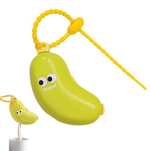 Nuytghr Zahnbürstenhüllen | Tragbarer Zahnbürstenschutz In Bananenform | Badezimmerbedarf Für Familie Männer Frauen Jugendliche Mädchen von Nuytghr