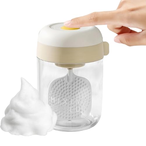 Shampoo Foamed, Electric Rechargeable Face Wash, Frothed Bottle Skin Care, 10x11.5cm, Makeup Cleansing, and Shower Gel Dispensing in Home, Bath, or Beauty Routines Produces Rich Bubbles Ideal von Nuytghr