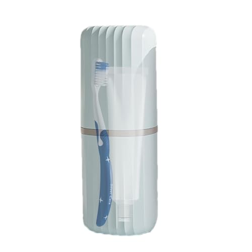 Zahnbürsten-Reisebecher, Zahnbürstenbecher-Etui, Reise-Zahnbürsten-Organizer, Zahnbürstenhalter für Geschäftsreisen, starker Verschluss, Zahnbürstenetui, tragbarer Zahnbürstenbecher, Zahnbürsten-Reisebecher, Zahnbürstenbecher-Etui, Reise-Zahnbürsten-Organizer, Zahnbürstenhalter für Geschäftsreisen, starker Verschluss, Zahnbürstenetui, tragbarer Zahnbürstenbecher, von Nuytghr