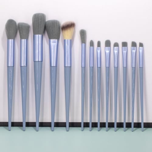 Nvzi 12-teiliges Lidschattenpinsel, Premium-Lidschatten-Pinsel-Set, professionelle Augen-Make-up-Pinsel mit weichen Haaren, Mischpinsel für Foundation, Lidschatten, Augenbrauen, Eyeline mit von Nvzi