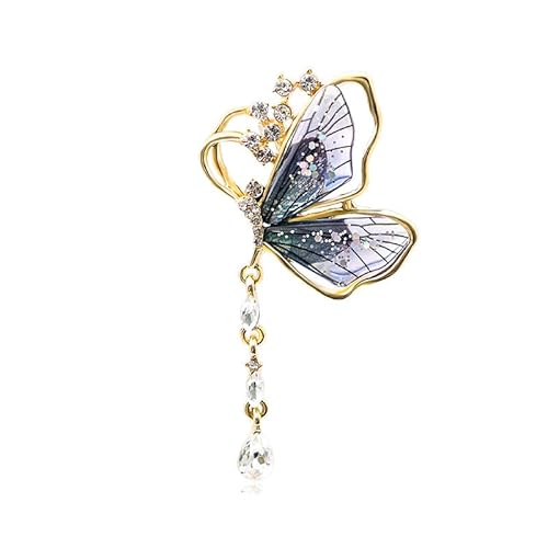 Nvzi Broschen für Damen, Brosche zum Basteln, modische Legierung, Broschen für Damen, Schmuck, Kleidung, Dekoration, Weihnachten, Blau Nvzi Broschen für Damen, Brosche zum Basteln, modische Legierung, Broschen für Damen, Schmuck, Kleidung, Dekoration, Weihnachten, Blau von Nvzi