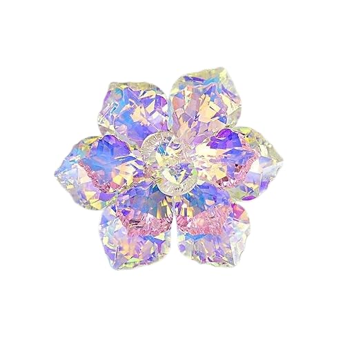 Nvzi Kristallblumen-Brosche, Anstecknadeln, Kristall-Lotus-Brosche, für Hochzeit, Party, Kleid und Schal, Geschenk für sie, D08 Nvzi Kristallblumen-Brosche, Anstecknadeln, Kristall-Lotus-Brosche, für Hochzeit, Party, Kleid und Schal, Geschenk für sie, D08 von Nvzi