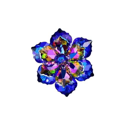 Nvzi Kristallblumen-Brosche, Anstecknadeln, Kristall-Lotus-Brosche, für Hochzeit, Party, Kleid und Schal, Geschenk für sie, D17 Nvzi Kristallblumen-Brosche, Anstecknadeln, Kristall-Lotus-Brosche, für Hochzeit, Party, Kleid und Schal, Geschenk für sie, D17 von Nvzi