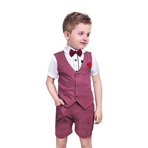 Nwada Baby Kleidung Set Baby Kleinkind Kinder Jungen Kleidung Kurzarm 2 Pcs Jungs Shirt+ Shorts Sommer-Outfits 3-4 Jahre von Nwada