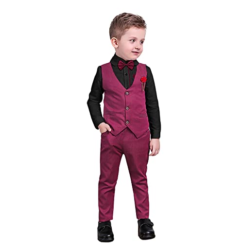Nwada Kleinkind Frack Baby Jungen Kleidung Sets, Jungen Smoking Anzug formelle Kleidung Outfit von Nwada
