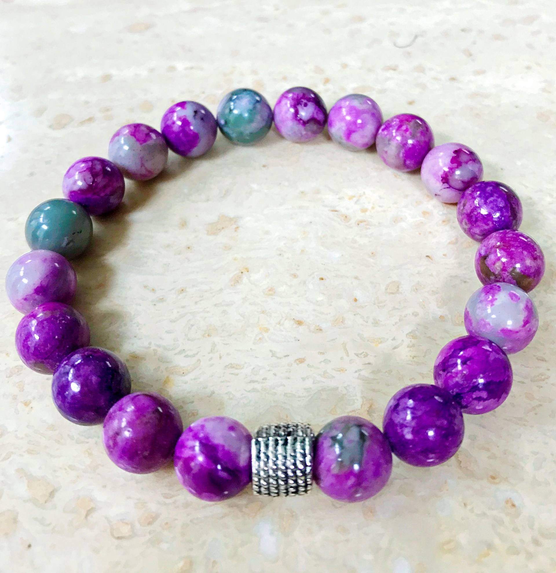 Sugilite Gemstone/Unisex Bracelet/Purple Steine von Nxtlevelcollection