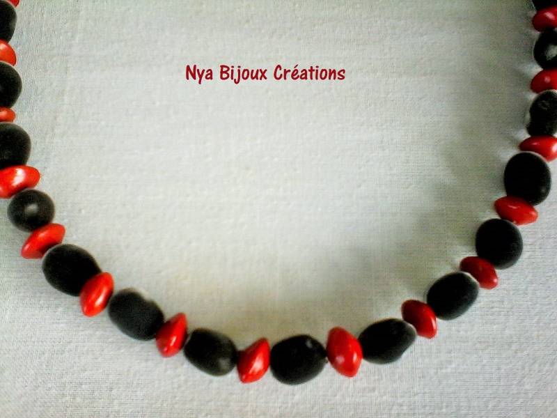 Sansibar-Samen - Und Kirchensamen-Halskette Sansibar-Samen - Und Kirchensamen-Halskette von NyaBijouxCreations