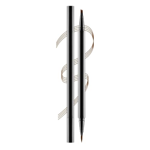 Nybhyjka Augenbrauenstift, Augenbrauenfüllstift | 2-in-1 wasserdichte Augenbrauenstift mit 4 Tipps,Körperpflegevorräte, tragbare Make -up -Accessoires für Frauen und Mädchen von Nybhyjka