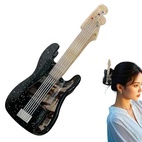 Nybhyjka Haarkieferclip für Frauen, Haargreiferkrallen - Girls Mode Cute Hair Clip Claw mit Bassform Design,Non-Schlupf-Pferdeschwanzhalter-Haarnadel, starke Haarnadel für Zuhause, Party, lässig von Nybhyjka