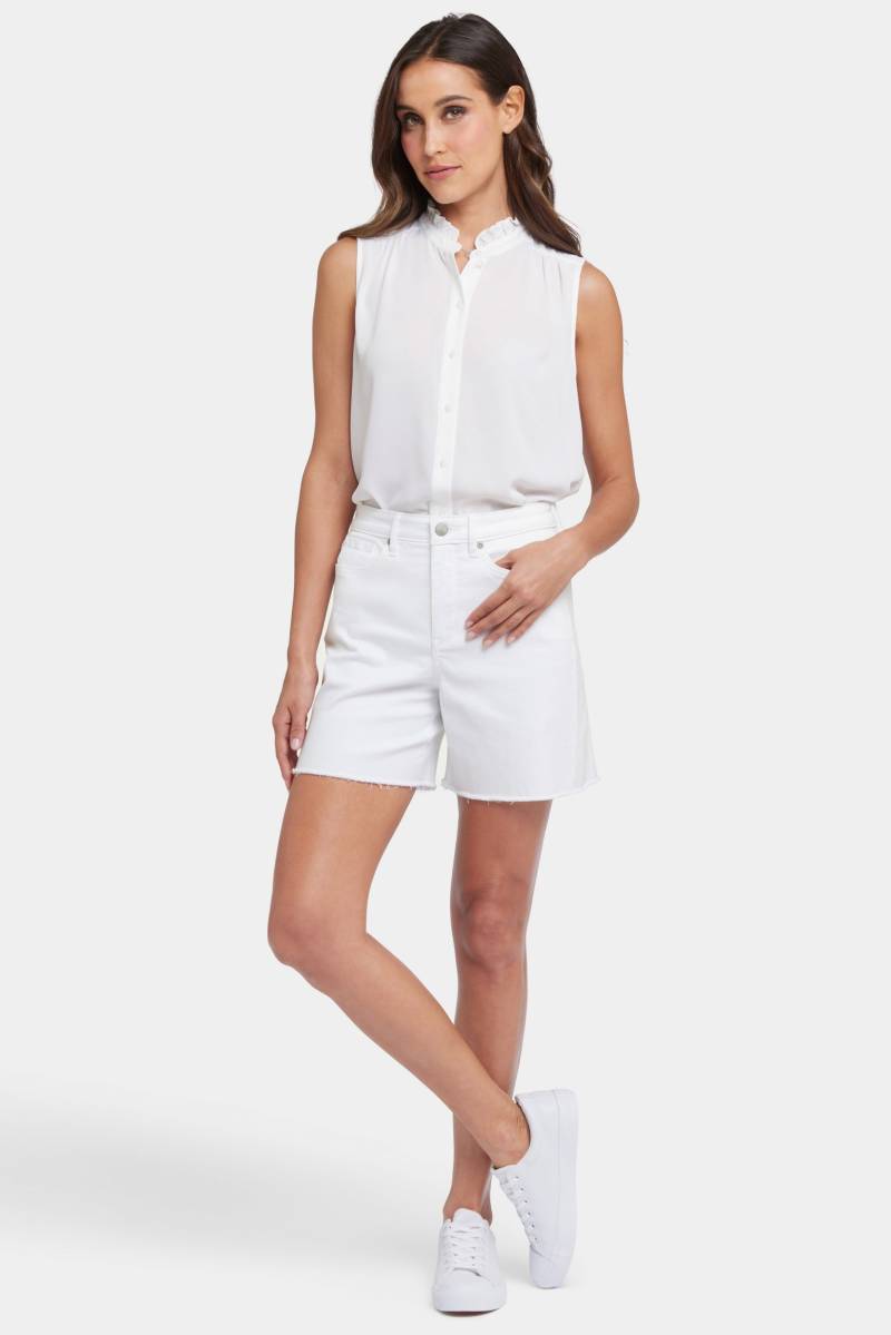 Berkyn Entspannte Denim Shorts mit super hoher Taille | Optic White von Nydj