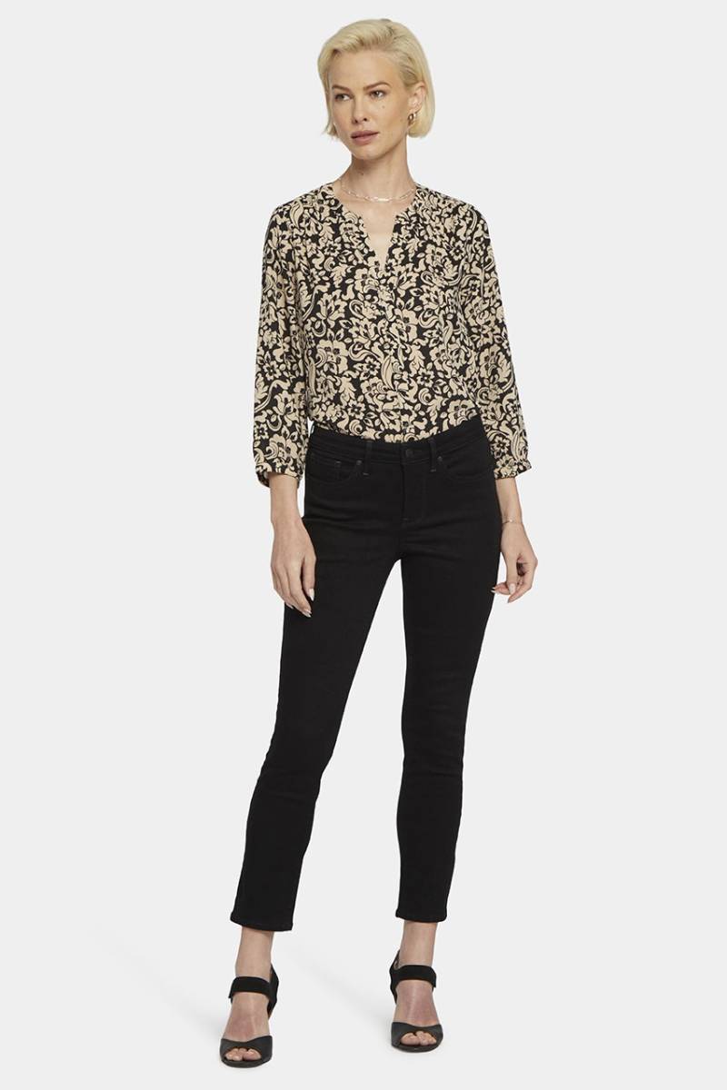 Alina Skinny Schwarz Premium Denim | Black von Nydj