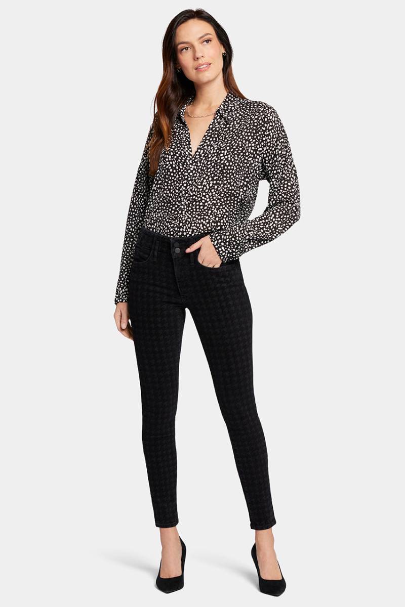 Ami Skinny Jeans Premium Denim | Houndstooth von Nydj