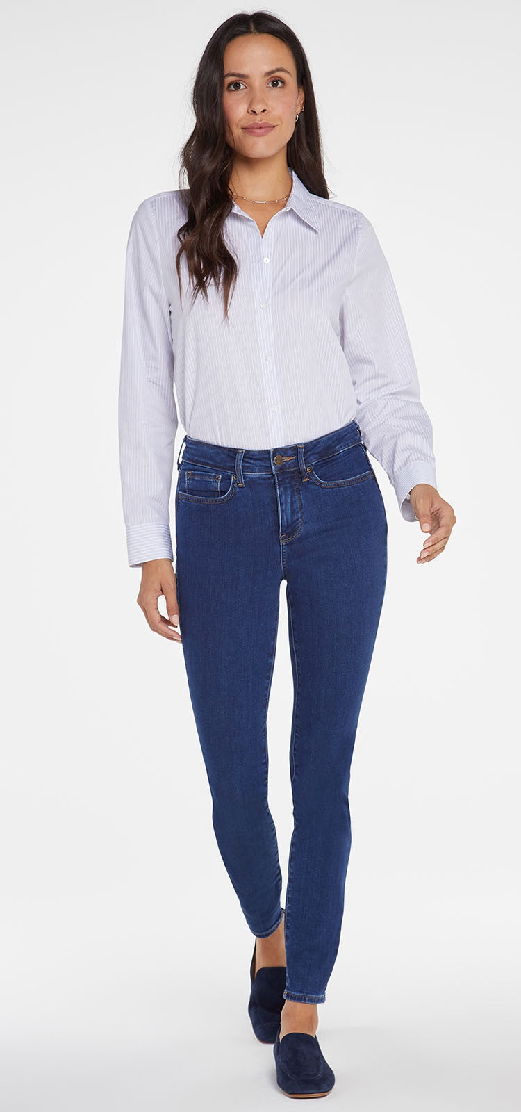 Ami Skinny Jeans Mittelblau Premium Denim (Tall) | Quinn von Nydj