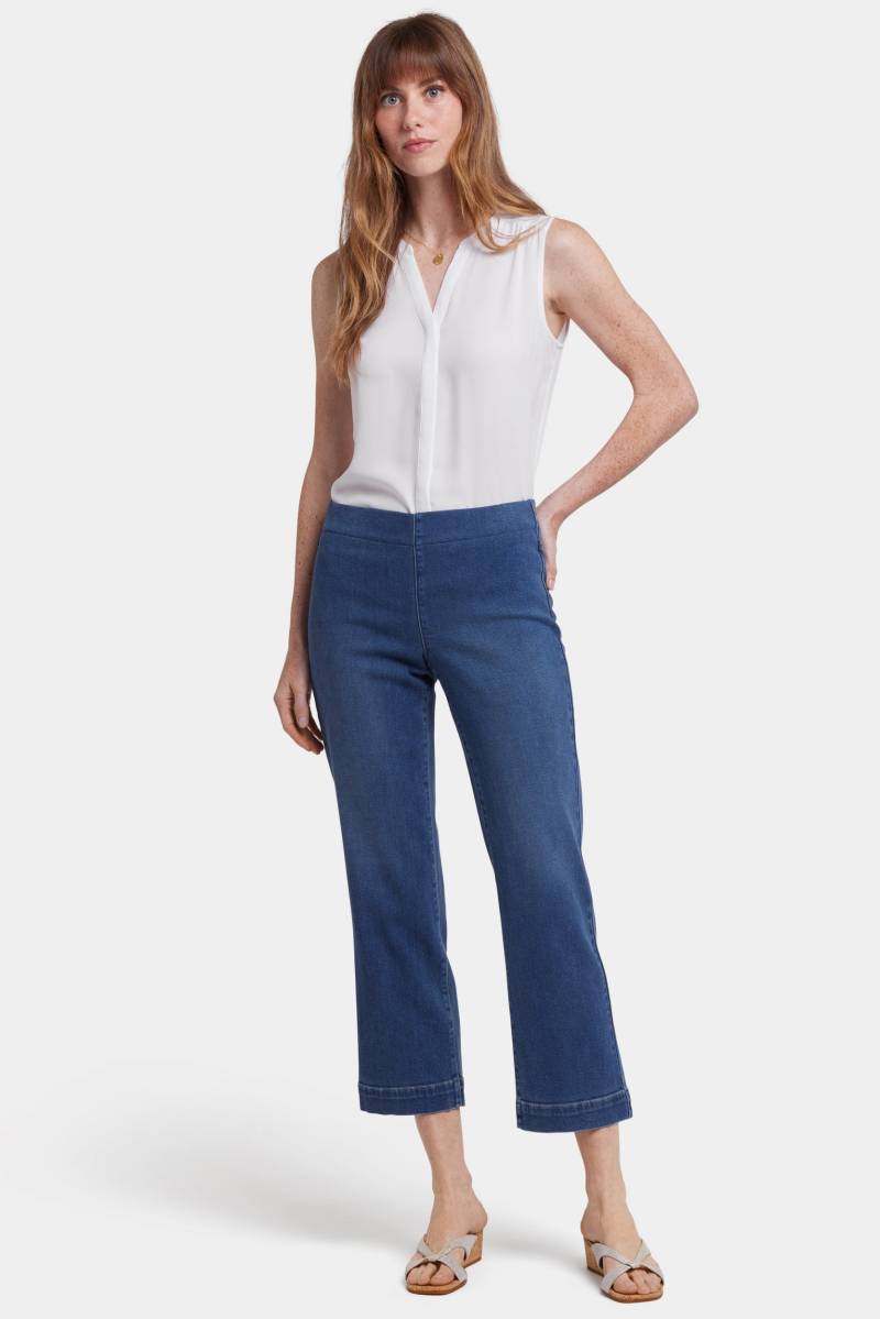 Bailey Entspannte Gerade Knöchel Pull-On Jeans In Soft-Contour Denim™ | Valencia Surf von Nydj