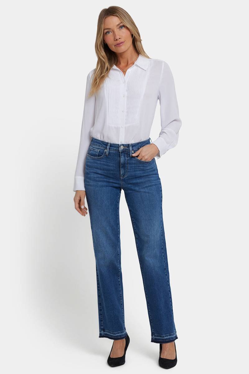 Bailey Relaxed Straight Jeans | Opera Blue von Nydj