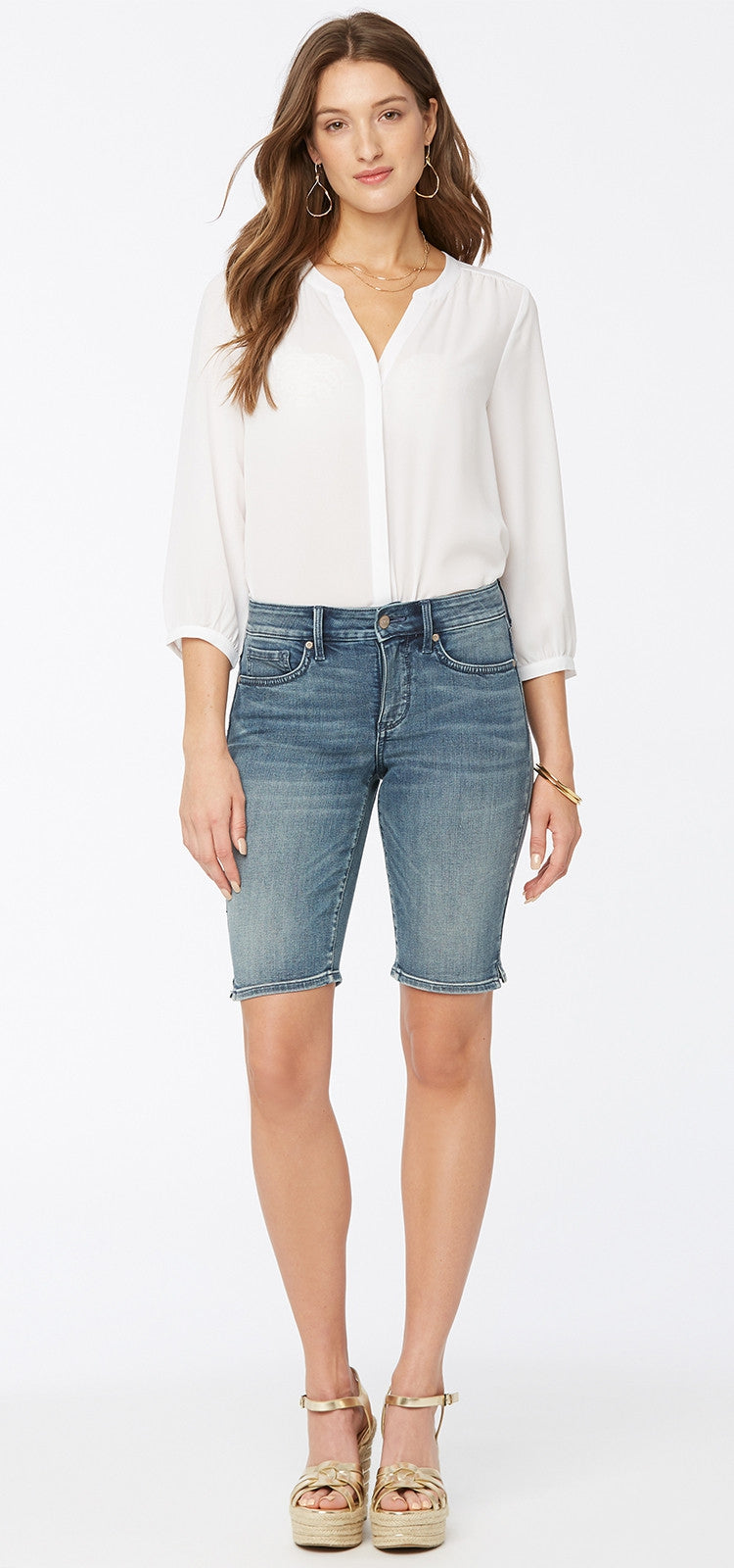 Briella Short Mittelblau Cool Embrace® Denim | Monet von Nydj