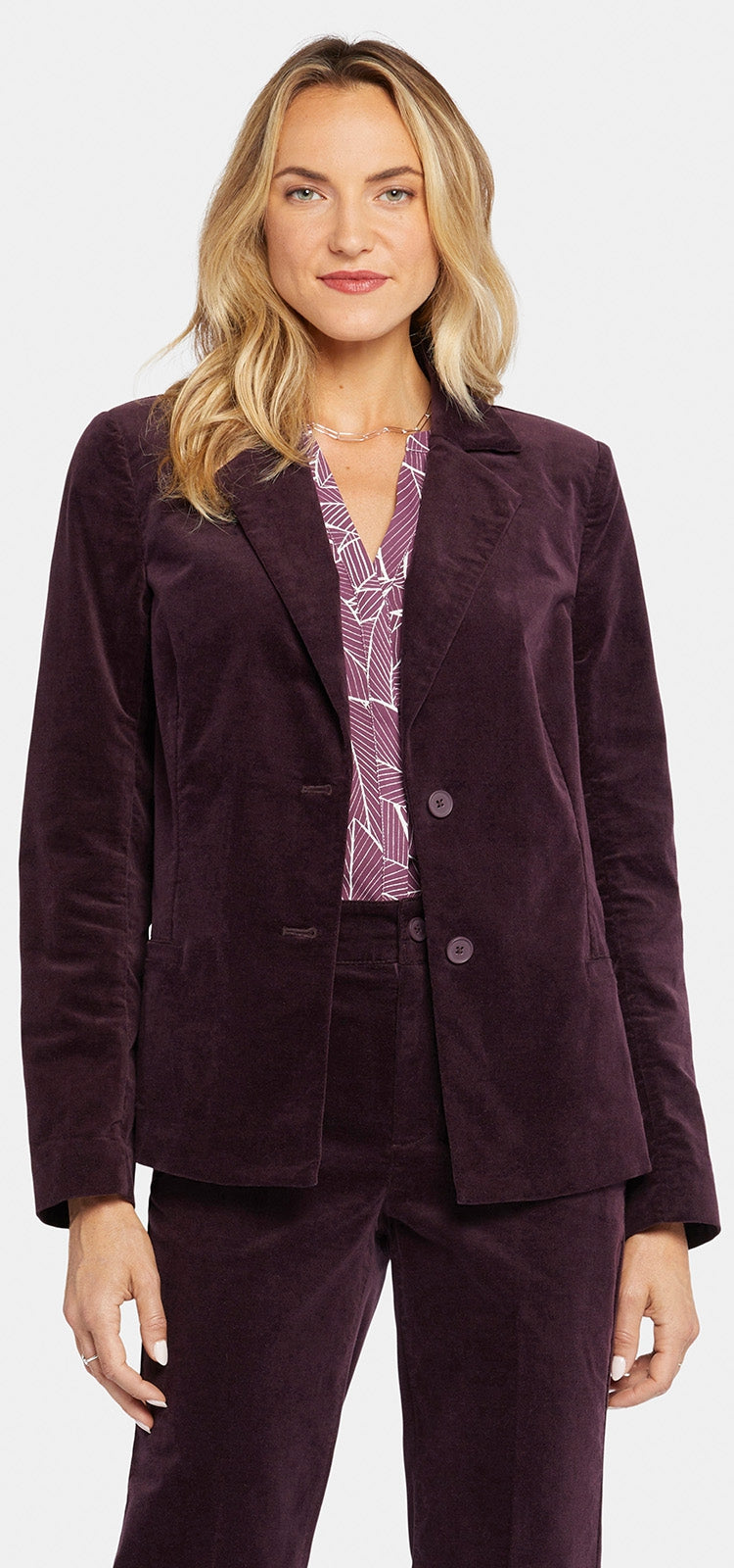 Classic Blazer Lila | Eggplant von Nydj