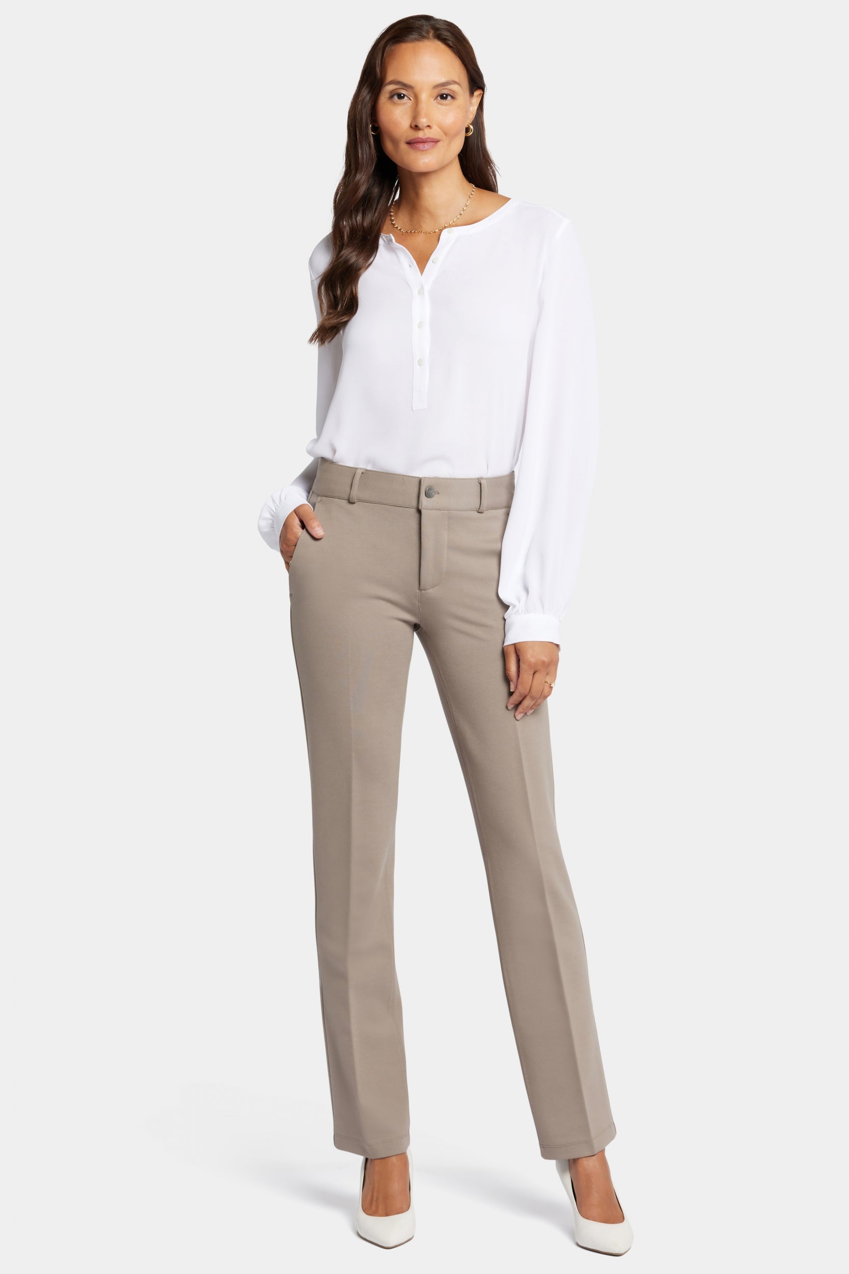 Classic Trouser | Saddlewood von Nydj