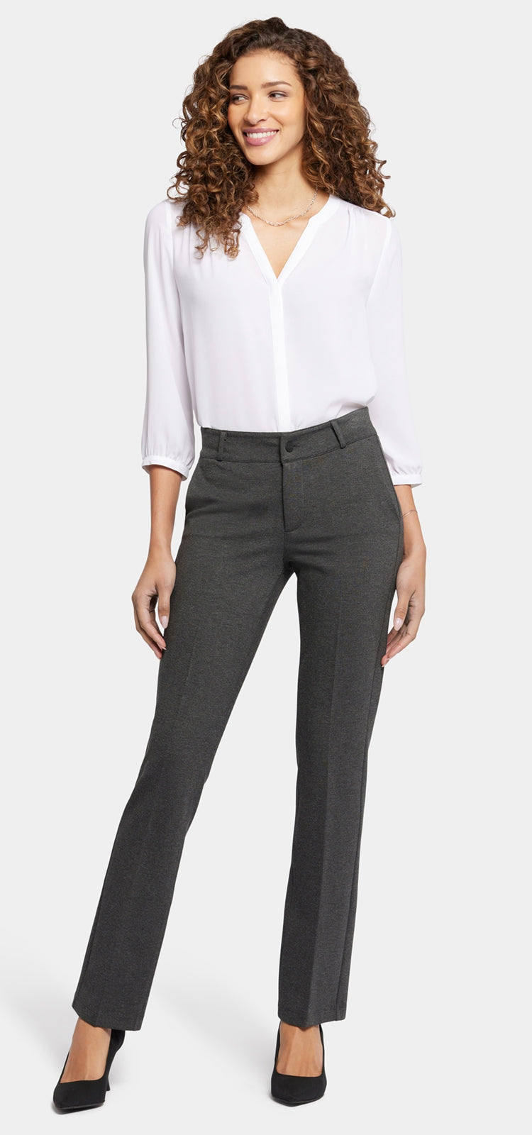 Classic Sculpt-Her™ Trouser Grau | Charcoal Heathered von Nydj