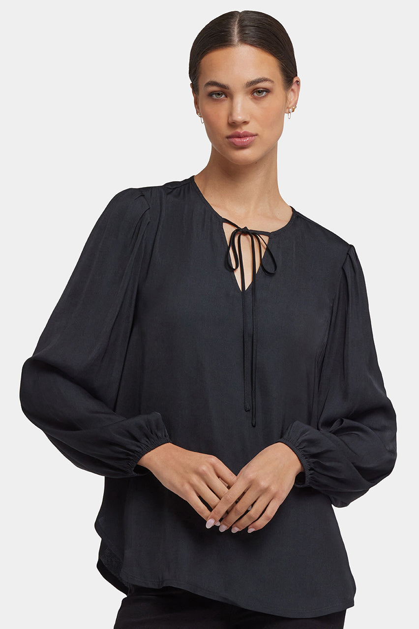 Elsie Blouse | Black von Nydj