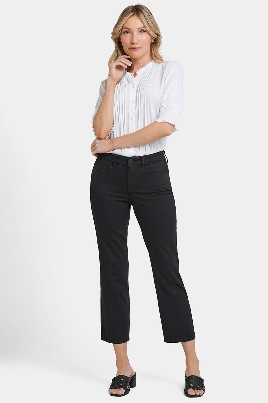 Marilyn Straight Ankle Jeans | Black von Nydj