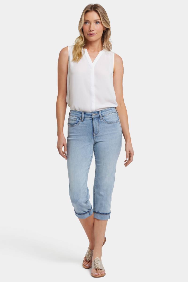 Marilyn Straight Crop Jeans in Cool Embrace® Denim | Santiago sea von Nydj