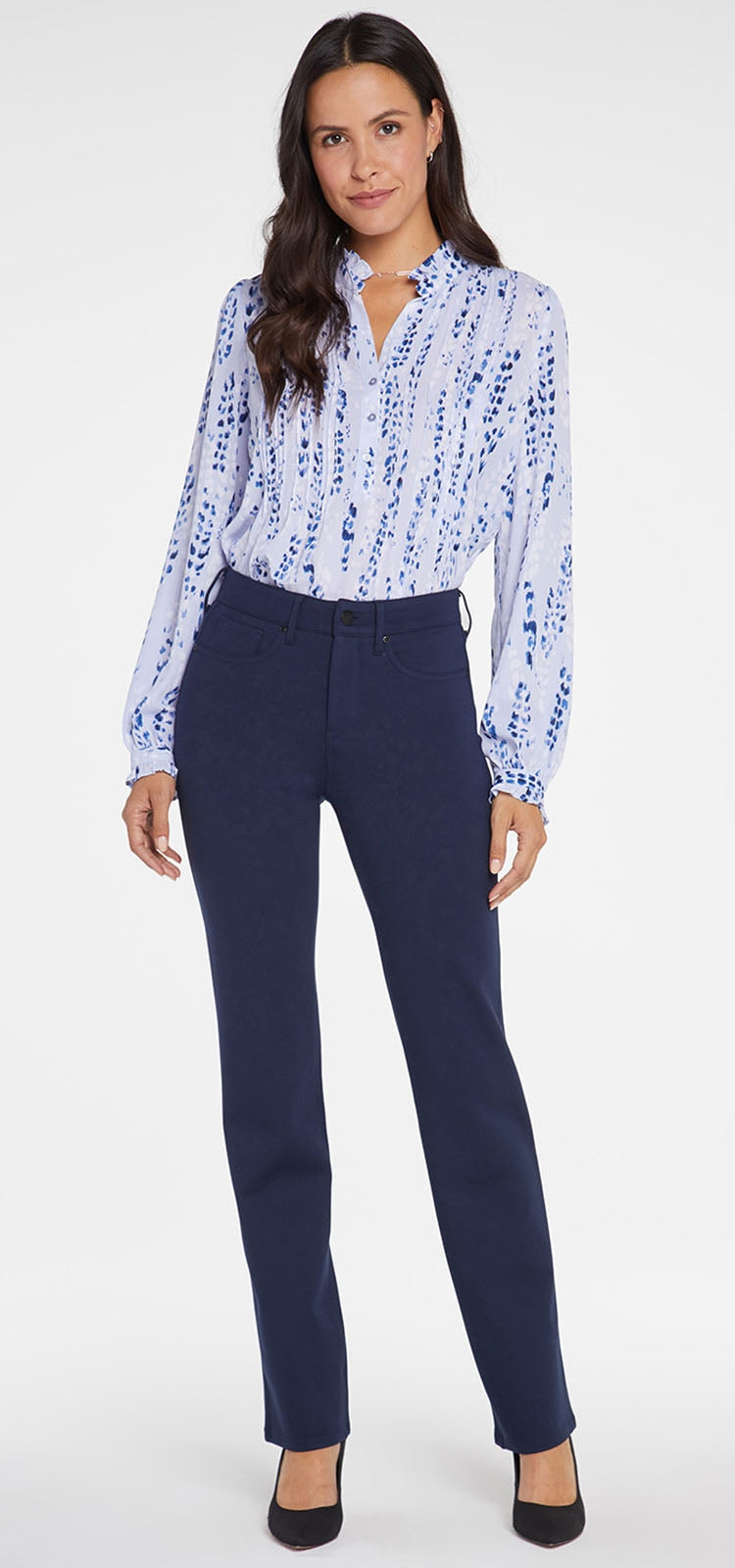 Marilyn Straight Pants Sculpt-Her™ Kollektion | Oxford Navy von Nydj