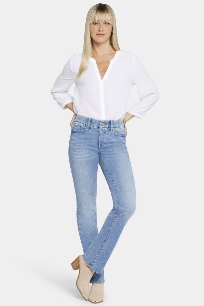 Marilyn Straight Jeans Hellblauem Waist-Match™ Denim | Quinta von Nydj