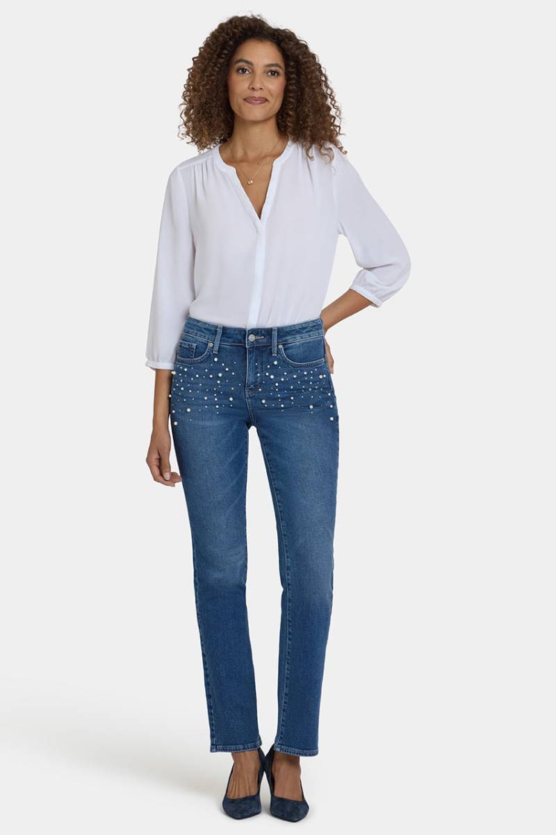 Marilyn Straight Jeans | Lake Notre-Dame von Nydj