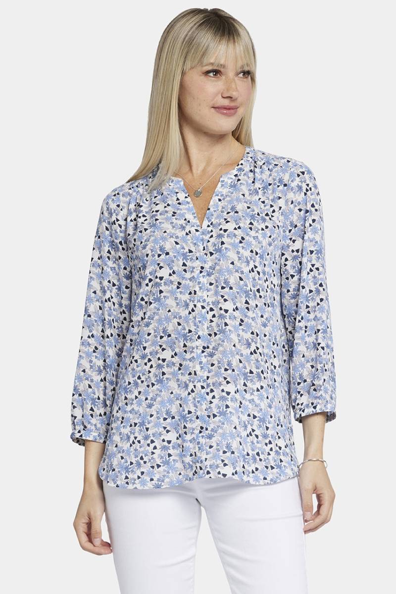 Pintuck Blouse Blumendruck | Calle Canyon von Nydj