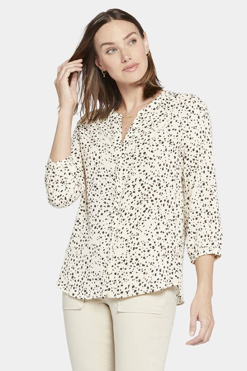 Pintuck Blouse Tierdruck | Serafina von Nydj