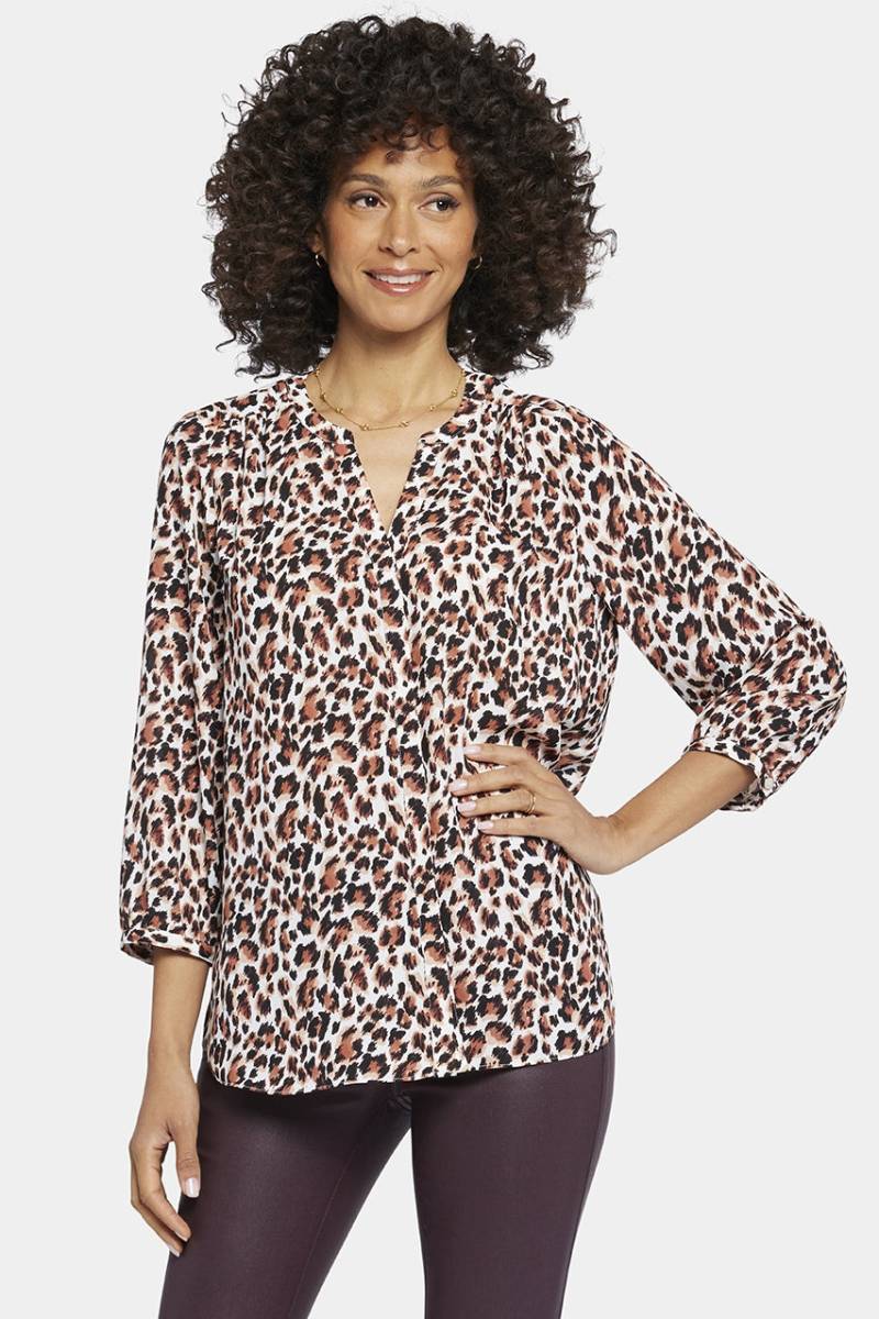 Pintuck Blouse Tierprint | Evita Pintuck Blouse Tierprint | Evita von Nydj