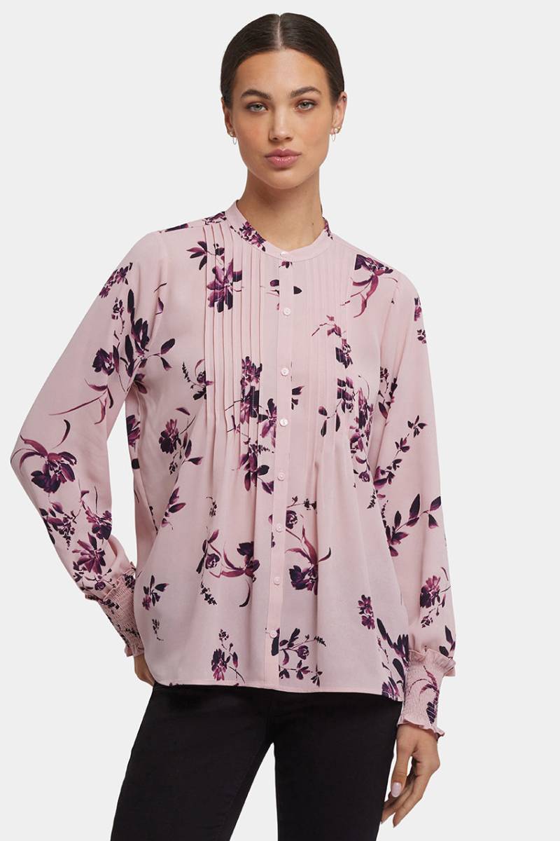 Pleated Peasant Blouse | Petite Palais von Nydj