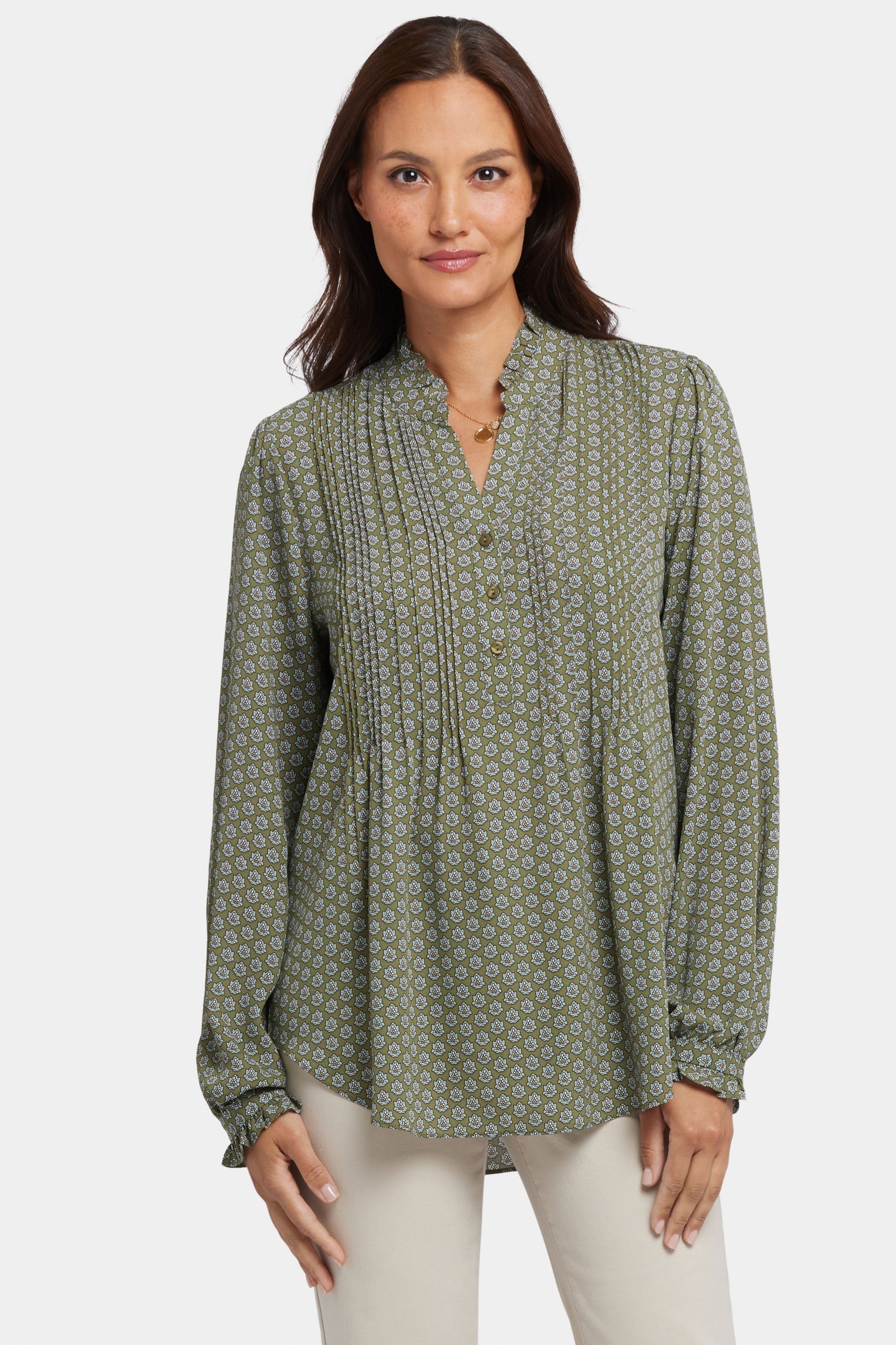 Plissiertes Front-Tunika | Esmeralda von Nydj