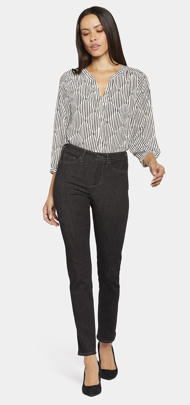 Seamless Sheri Slim Jeans Dunkeblau Premium Denim | Eternity Seamless Sheri Slim Jeans Dunkeblau Premium Denim | Eternity von Nydj