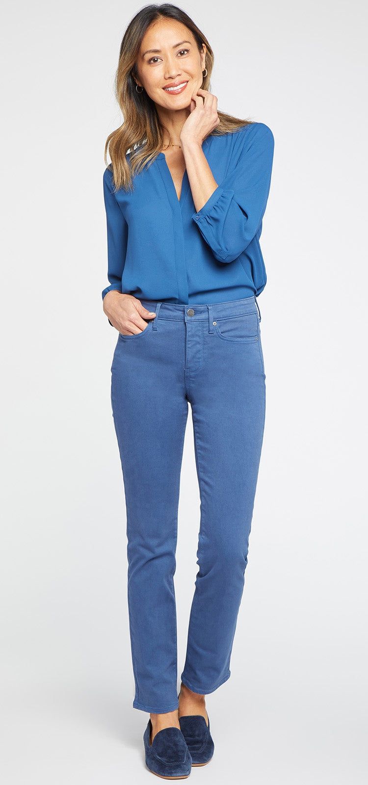 Sheri Slim Jeans Blau Premium Denim | Deja Blu von Nydj