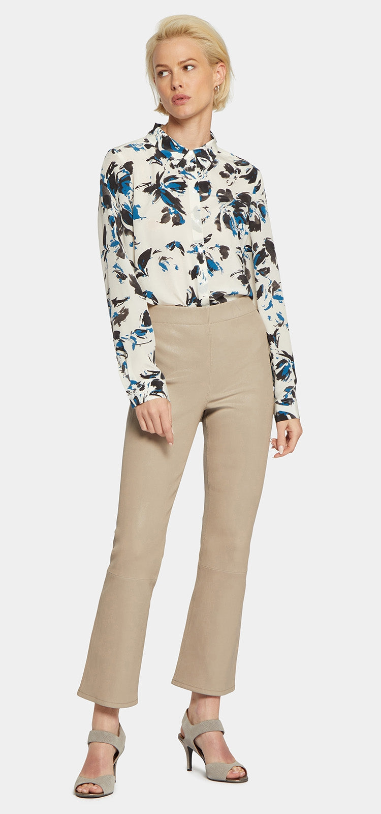 Slim Bootcut Ankle Pull-On Pants Beige Statement™ | Feather von Nydj