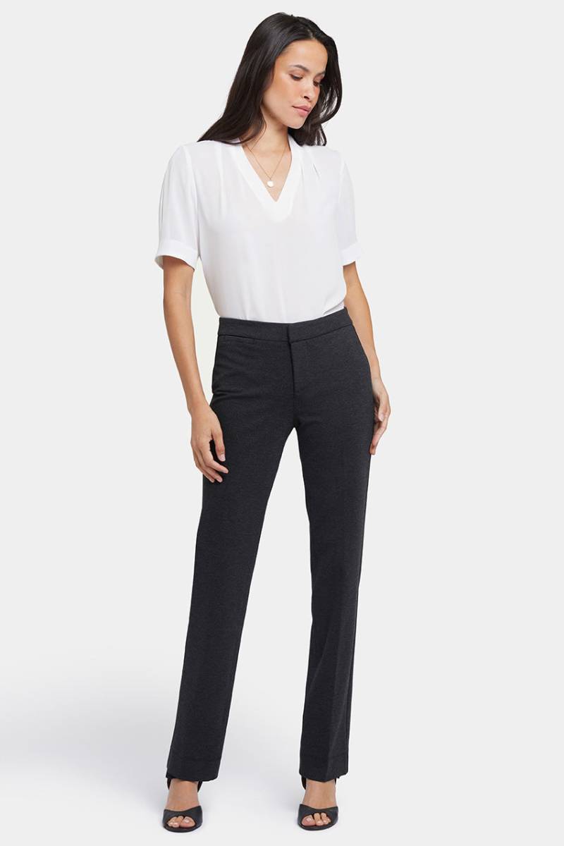 Slim Pants in Ponte Knit | Charcoal Heather von Nydj