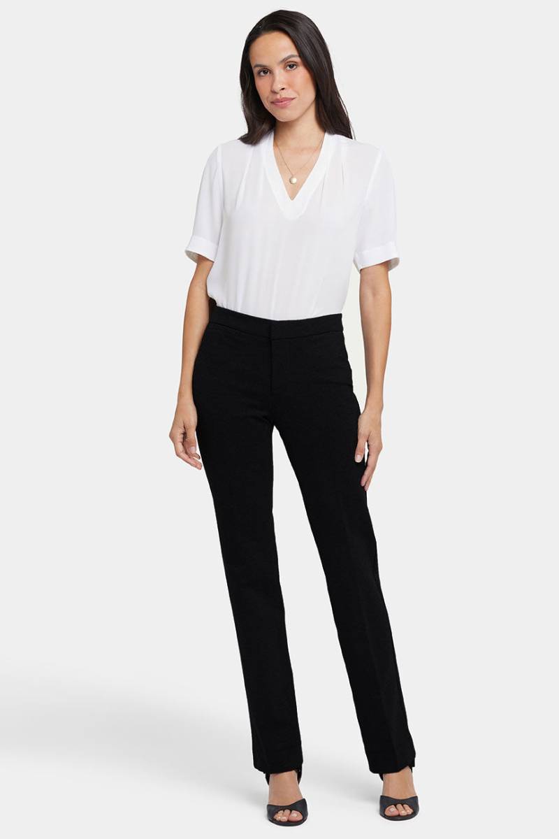 Slim Trouser Pants In Petite In Ponte KnitÜbersetzung:Slim Trouser Pants In Petite In  | Black von Nydj
