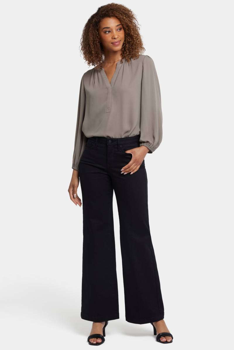 Teresa Wide Leg Jeans | Black von Nydj
