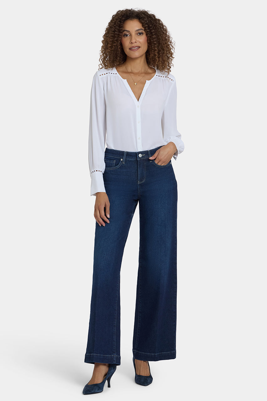 Teresa Wide Leg Jeans | Midnight Breeze von Nydj