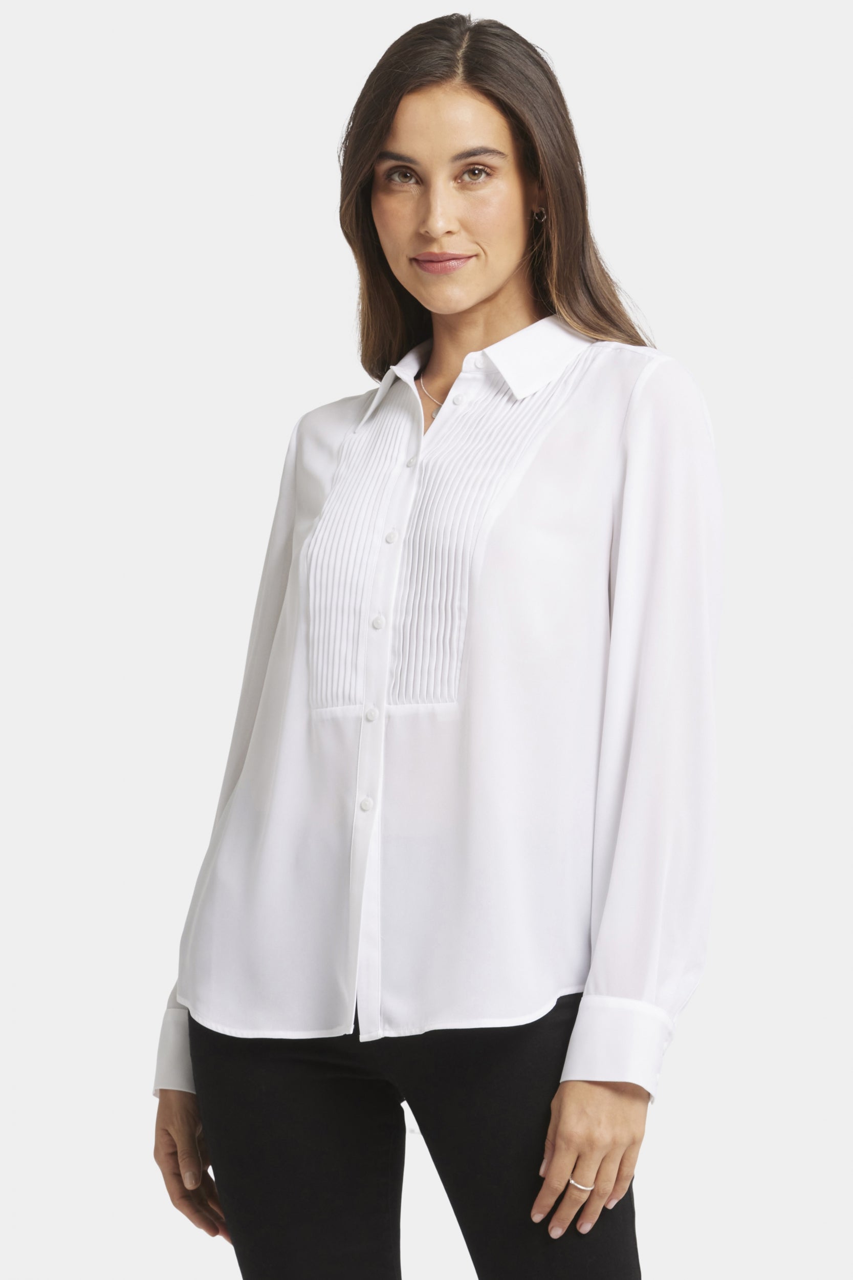 Smoking Bluse Weiß | Optic White Smoking Bluse Weiß | Optic White von Nydj