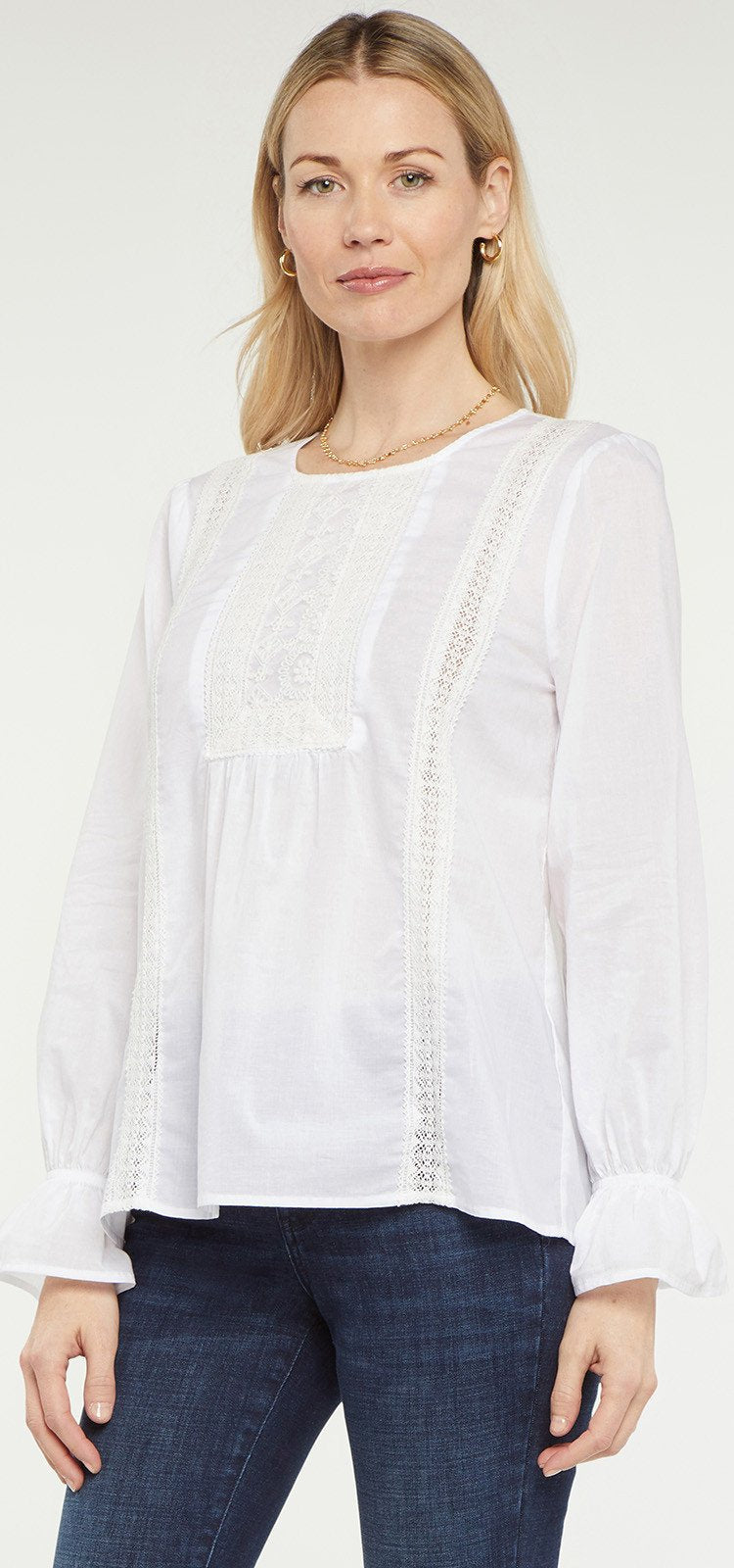 Victoria Blouse Weiß | Optic White von Nydj